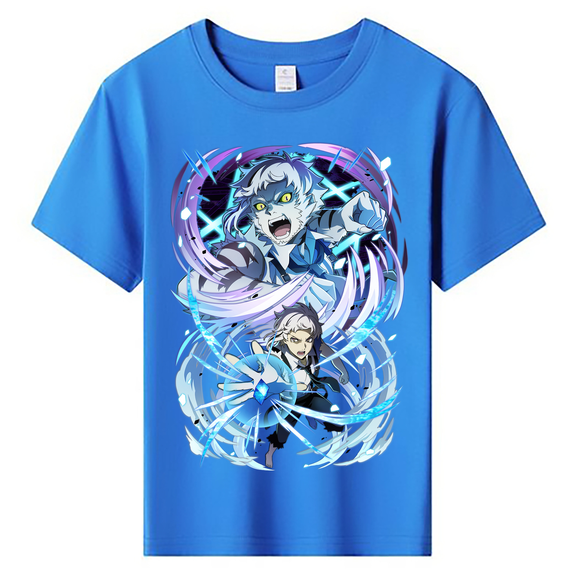 （画像用） 文豪ストレイドッグス Bungo Stray Dogs 綿100％キッズTシャツ（フロントプリント）